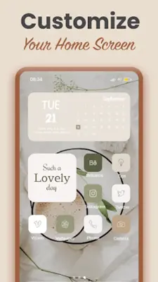 Widget 2023 Aesthetic Widgets android App screenshot 4